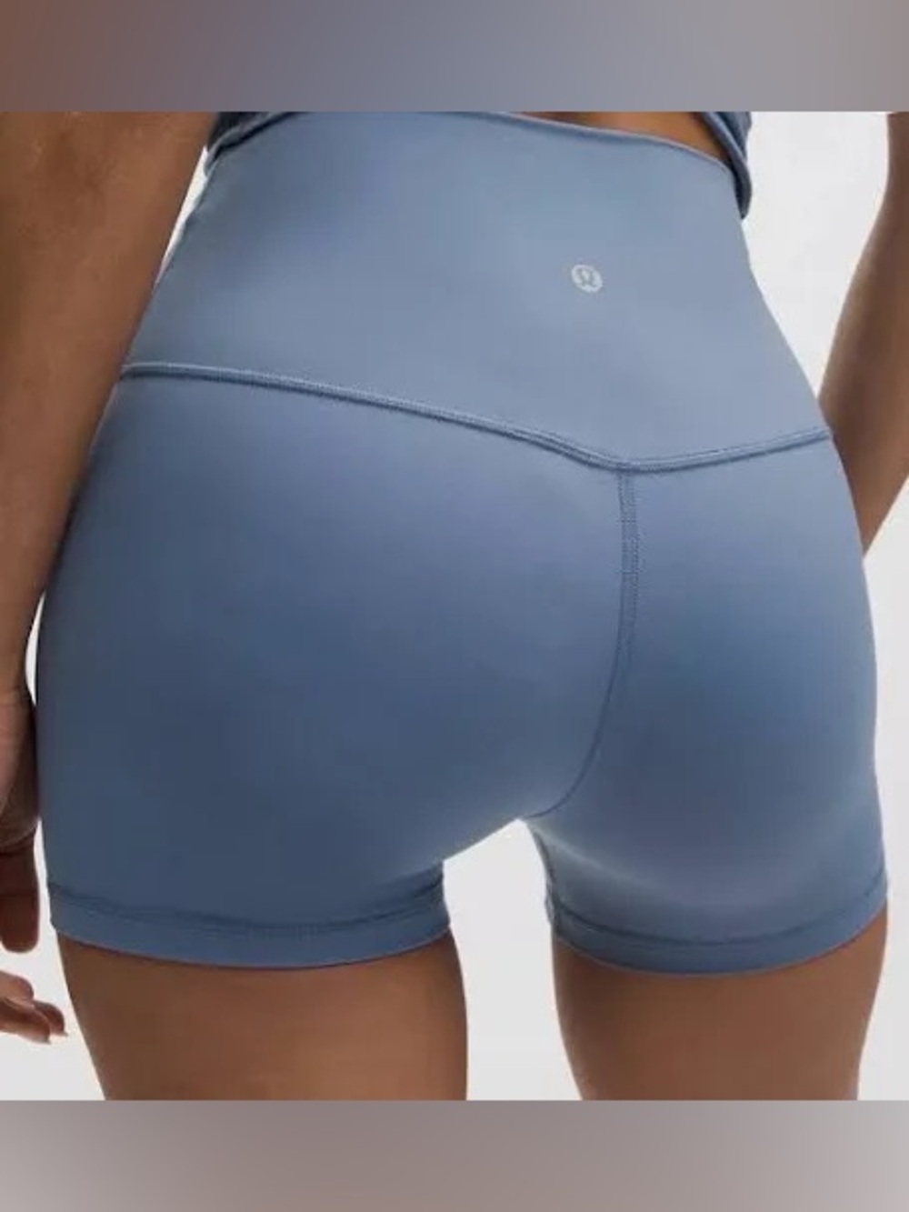 lululemon athletica Wunder Train Oasis Blue Workout 2 inch Shorts size 12